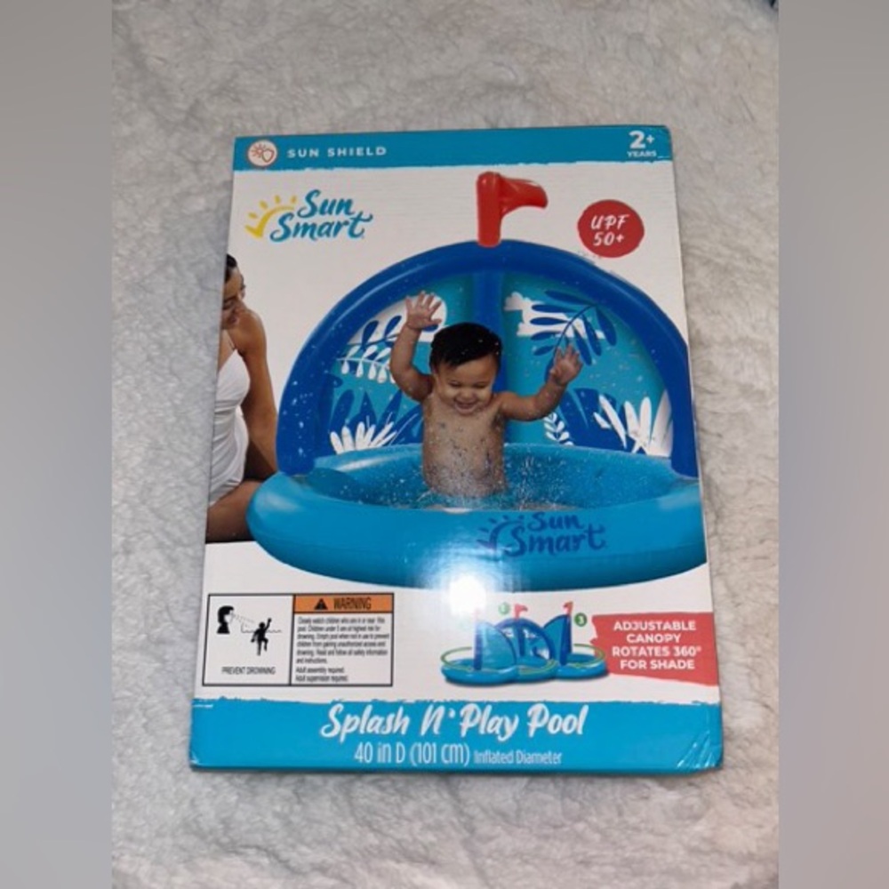 Brand New Sun Smart Splash n’ Play Pool For Kids